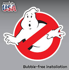 GHOSTBUSTERS LOGO VINYL 3M USA MADE DECAL STICKER TRUCK WINDOW BUMPER WALL  CAR | eBay