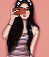 تصميم بنات كرتون تصميم صور كرتونية صور كرتون للفيس بوك رمزيات بنات كرتون beautiful girl drawing girly m cute girl drawing