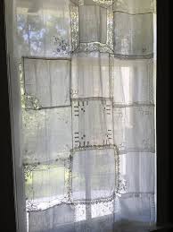 Vintage Hankie Curtain Curtain Hankie Vintage Rideaux Dentelle Rideaux Rideaux Shabby Chic