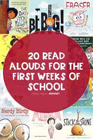 20 Books For The First Week Of School School Reading Read Aloud Books Reading Workshop