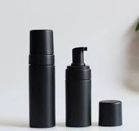 1-200pcs 100ml 150ml 200ml Matte Black PET Plastic Facial ...