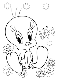 The name tweety sounds like sweetie but also stands for the sound that birds make. 21 Best Tweety Coloring Page Ideas Coloring Pages Coloring Pages For Kids Tweety