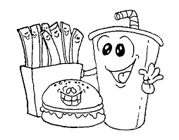 Dibujos De Comida Para Colorear