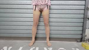 Peeing and filling my plastic panties