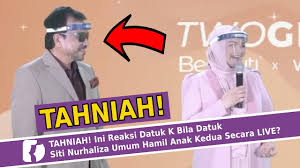Anak datuk k pics are great to personalize your world, share with friends and have fun. Tahniah Ini Reaksi Datuk K Bila Datuk Siti Nurhaliza Umum Hamil Anak Kedua Secara Live Youtube