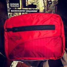 outdoor research のバックカントリーオーガナイザー買ったアークテリクスも良かったけどやっぱりビニール心配なので llbean backpack adventure outdoor