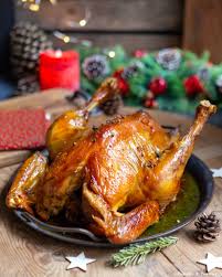 Chapon De Noel Farci Au Jambon De Bayonne Et Aux Cepes En 2020 Chapon De Noel Farce Pour Chapon Recette Chapon
