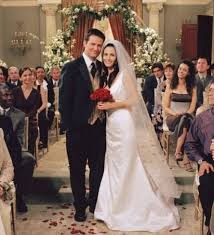 Friends Chandler And Monica Wedding Season 7 Episode 23 24 With Images Tv Weddings Best Wedding Songs Wedding Dresses