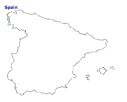 The beauty of it's landscape and the intrigue of it's cities secured spain even a spot on the list of most beautiful countries in the world, as voted updated 4/27/2021. Spain Map Terrain Area And Outline Maps Of Spain Countryreports Countryreports