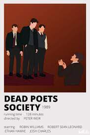 Minimalist Dead Poets Society Poster Dead Poets Society Dead Poets Society Posters Film Posters Minimalist