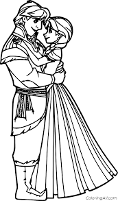 Plus, it's an easy way to celebrate each season or special holidays. Kristoff And Anna Coloring Page Coloringall