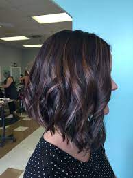 Balayage Brown Angles Bob Lob Mom Hairstyles Brunette Hair Color Hair Highlights
