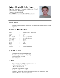 Looking for a simple resume template? Sample Resume With Character Reference