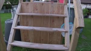 Pooltreppe speziell für den pool selbstbau. Pooltreppe Selber Bauen Pooltreppe Aus Holz Youtube