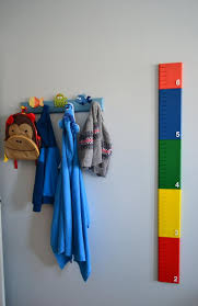 Wooden Growth Chart Lego Inspired