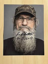 SI ROBERTSON HAND SIGNED 8x10 PHOTO ACTOR AUTOGRAPHED DUCK DYNASTY SHOW  RARE COA