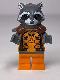 Lego Gardians Of The Galaxy Rocket Raccoon Orange Outfit Minifigure sh122 |  eBay