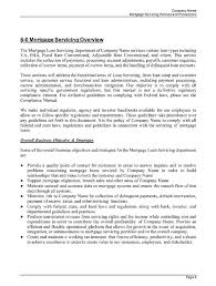 Mortgage Loan Servicing Policies And Procedures Mortgage Manuals