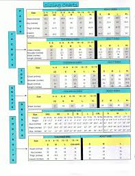 sizing charts edees place