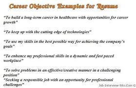 Sample Career Objectives Examples For Resumes Resume Objective Examples Good Objective For Resume Career Objective Examples