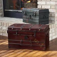 Trent Austin Design Carbondale Corrugated Coffee Table Trunk Reviews Wayfair In 2020 Storage Trunk Storage Trunks Wooden Trunks