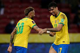 Bresil maillots foot domicile manches longues stadium 20 21; Neymar Buteur Et Passeur Avec Le Bresil Contre L Equateur L Equipe