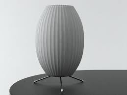 Nelson cigar floor lamp replica. Nelson Bubble Lamp Cigar Tripod 3d Model Modernica Usa