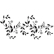 Pink and coral floral o. Shop Plaid Delta Stencils Delicate Vine Border 956620018 956620018 Floral Border Design Vine Drawing Vine Border