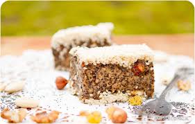 Served as a coffee cake for breakfast. Gastris Ancient Greek Nut Cake With Poppy And Sesame Seeds Greek Recipes Classic Desserts Greek Desserts