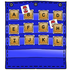 Alphabet Hide Seek Pocket Chart Cards Endless
