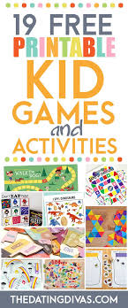 101 Free Printables For Kids From The Dating Divas Free Printables Kids Printable Games For Kids Printables Kids