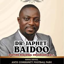 Comrade Dr Japhet Baidoo goes home tomorrow 🥲 Rest in peace bro. NDC  organizer #westernregion #restinpeace