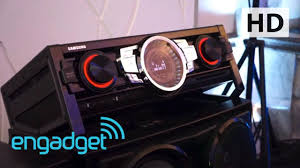 Samsung Giga Sound Mx Fs9000 Speakers Hands On Engadget Youtube