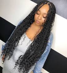 Below are 66 of the best looking black braided looks for 2019: 150 Awesome African American Braided Hairstyles Braids With Curls Hair Styles Braided Hairstyles