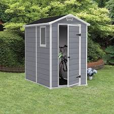 Keter Tuinhuis Manor 4x6s Pvc 1 96 M 236 Schuuropslag Tuinhuis Tuinhuizen