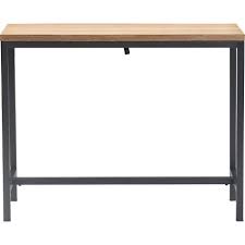 Discover small, narrow yet elegant designs in brass, glass and gold, and rustic options in oak, pine. Dobson Natural Wood And Black Metal Console Table Natural Finch Target
