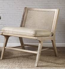 Sydney Cane Lounger Eclectic Goods Furniture Modern Accent Chair Living Room Seating
