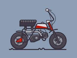 Honda Mini Bike Mini Bike Bike Drawing Bike