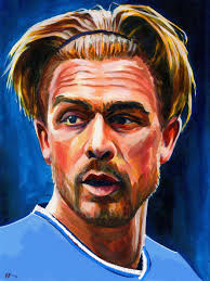 My painting of Jack Grealish for Everton. I am so excited by this