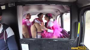 Hen Party Gets Wild In Prague Taxi - FAPCAT