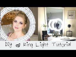 Diy Ring Light Tutorial Diva Light Do It Yourself Youtube Diy Ring Light Diy Mirror Diy Rings