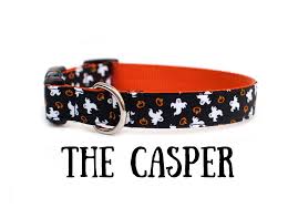 Ghost Dog Collar Halloween Dog Collar Pumpkin Dog Collar Etsy Halloween Dog Collar Girl Dog Collars Orange Dog Collar