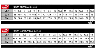 74 Symbolic Puma Size Chart Australia