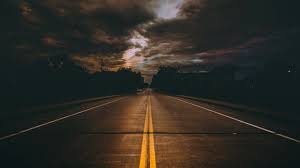 Road Marking Cloudy 4k Wallpaper Hd Dark Wallpapers Dark Desktop Backgrounds Background Hd Wallpaper