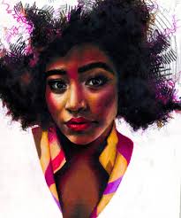 I love the feel of canvas, the look of contrasting colors and the Idea of  circles BUT i am no artist by any stretch. Here is one of my works called  "The