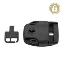 Plastic Side Release Buckle 26 mm, Key-Locking