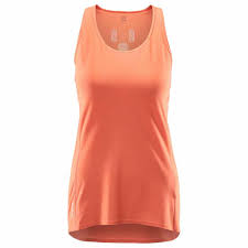 Haglöfs L I M Tech Tank T Shirts Orange Women Clothing