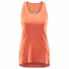 haglöfs l i m tech tank t shirts orange women clothing