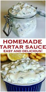 Quick And Easy Homemade Tartar Sauce Tastier Than Store Bought Made With Dill Pickles And Mayo And Homemade Tartar Sauce Easy Homemade Tartar Sauce Recipes