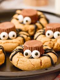 Peanut Butter Spider Cookies - Together as Family